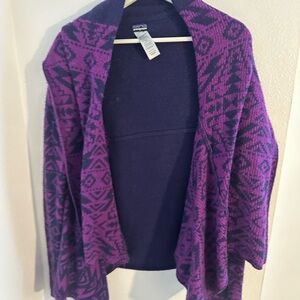 Patagonia Purple Patterned Women's Cardigan